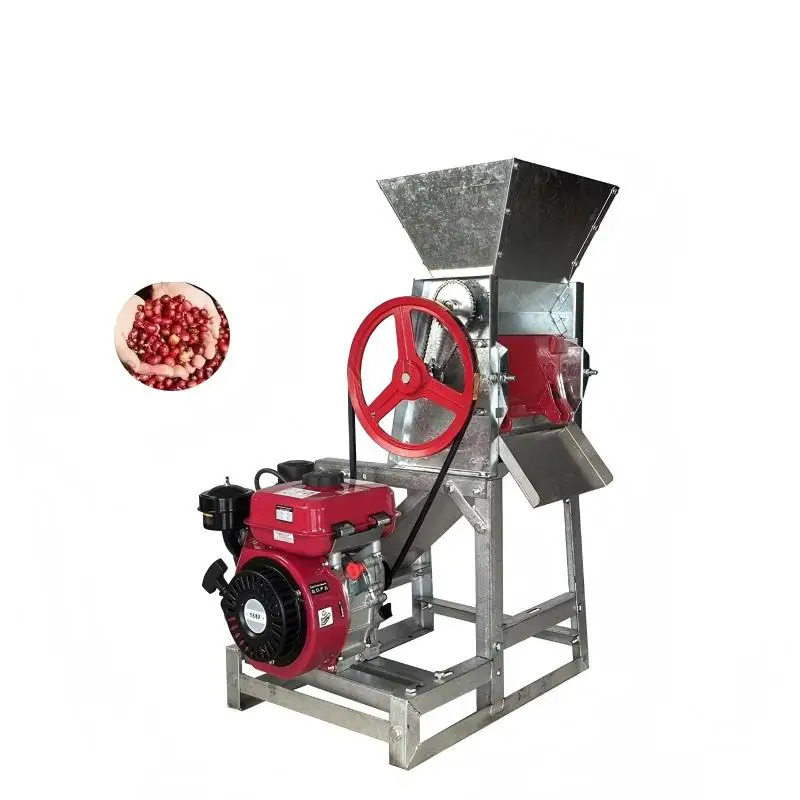 Agriculture Farming Process - Birui Edelstahl Kaffee- & Kakaobohnen-Entpulpungs-/Schälmaschine Hohe