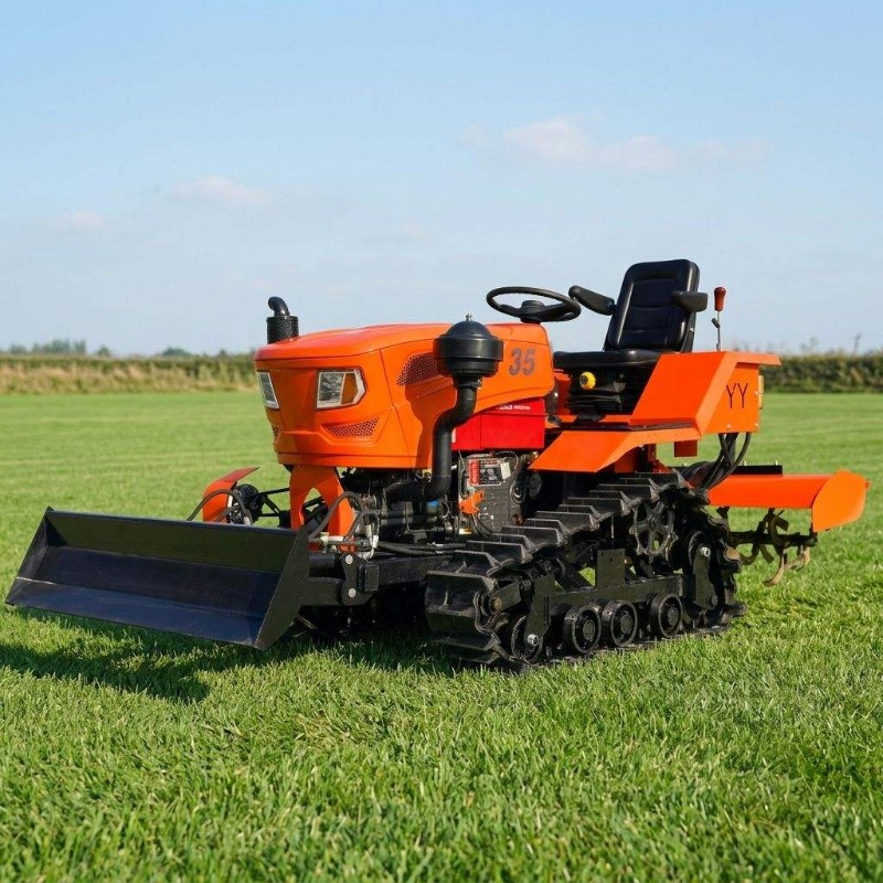 Agriculture Farming Tractor - Raupenschlepper 4WD Bodenfräse 35 PS Raupentraktor