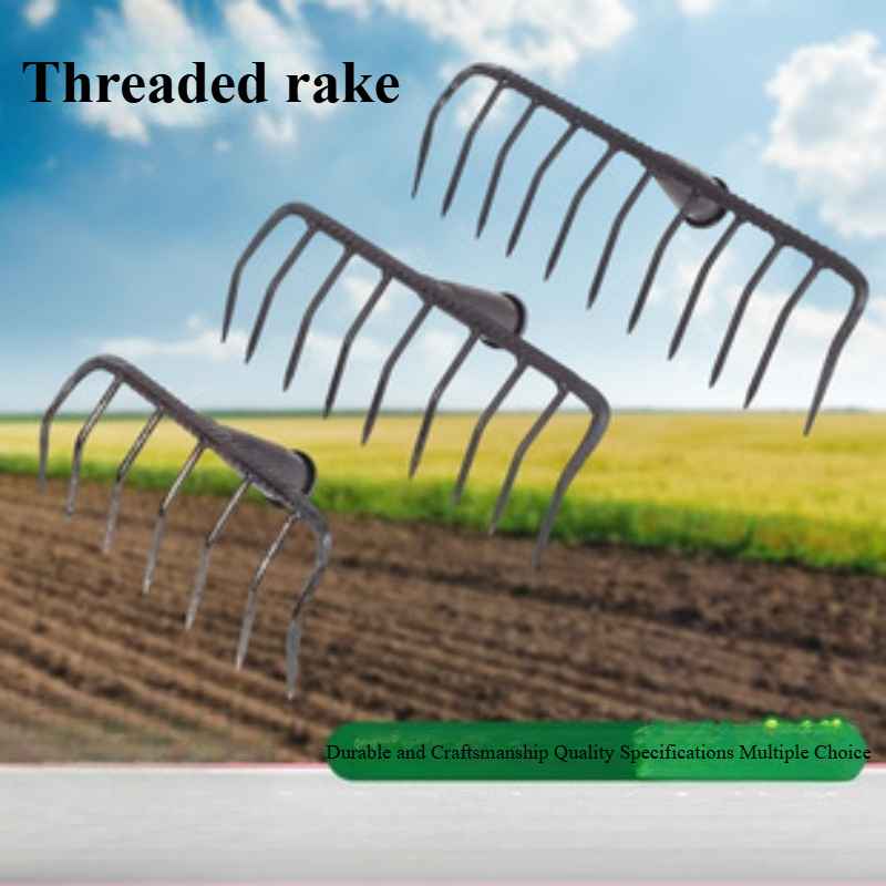 7/9/11-Zahn Stahl-Gartenrechen – Soil Tilling Cultivator Bewertung und Preis