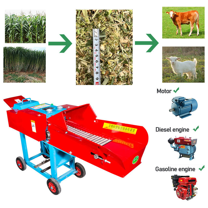 Diesel-Häckselmaschine für Lan – Agriculture Farming Process Bewertung und Preis