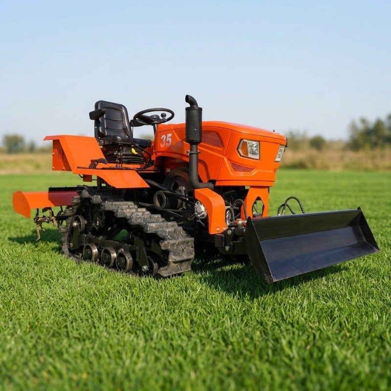 Raupenschlepper 4WD Bodenfräse – Agriculture Farming Tractor Bewertung und Preis