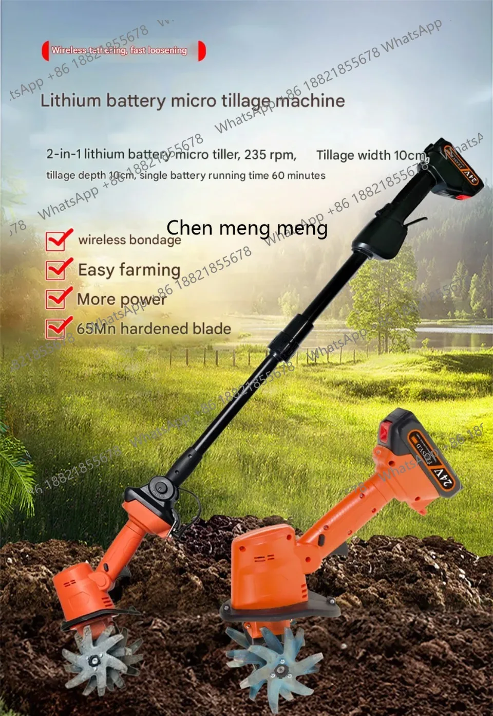 Neu eingetroffen: 2-in-1 Elekt – Soil Tilling Cultivator Bewertung und Preis